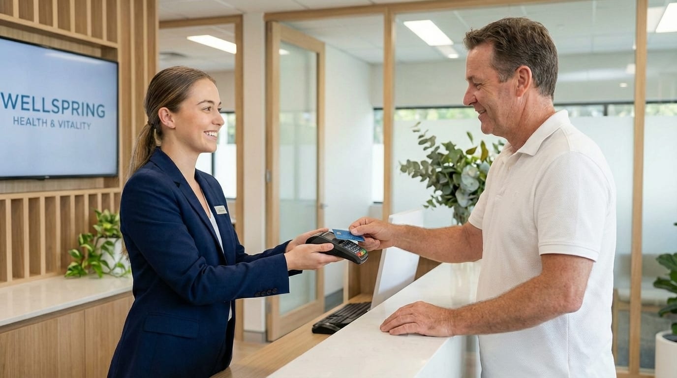 EHR Practice Management page: Get Paid Faster. Stress Less. Focus on Care.