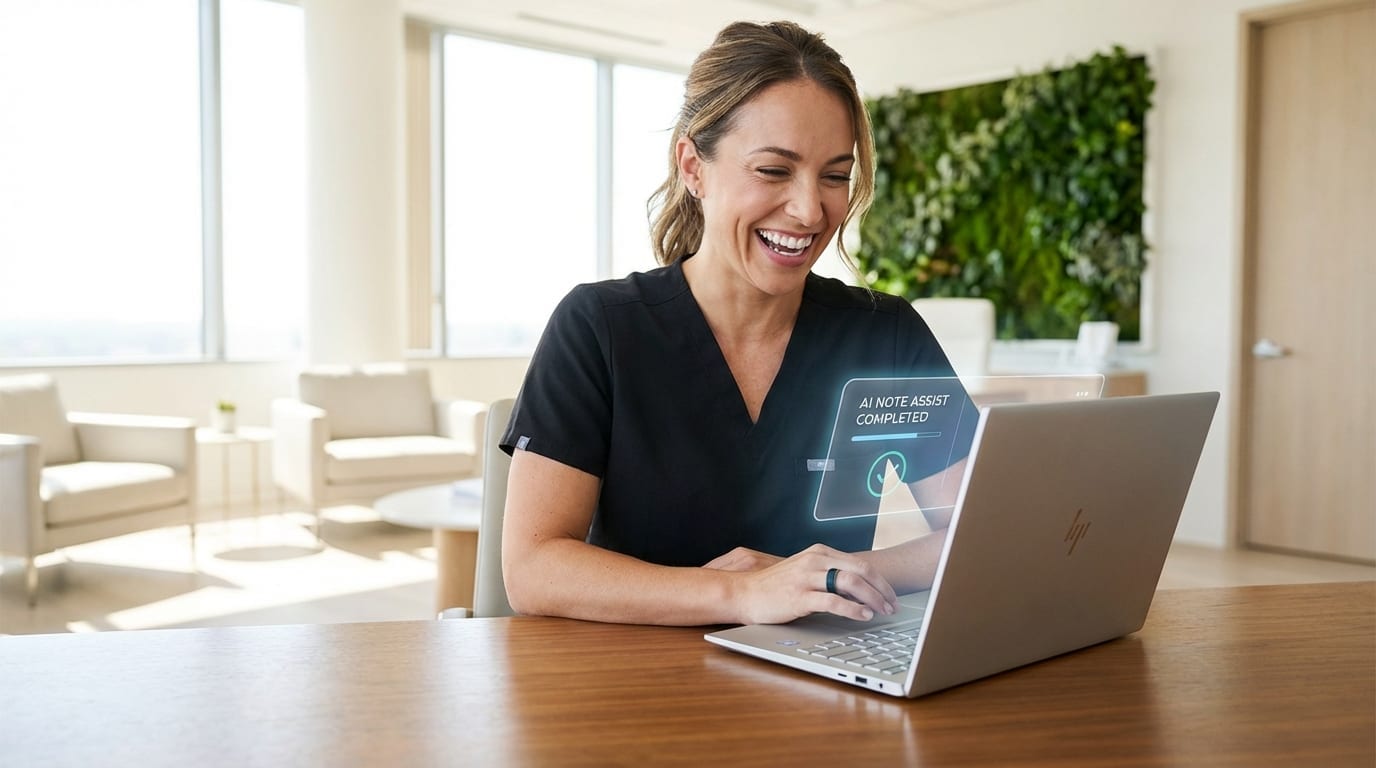 EHR Practice Management page: Work Smarter. Document Faster. Care Better.