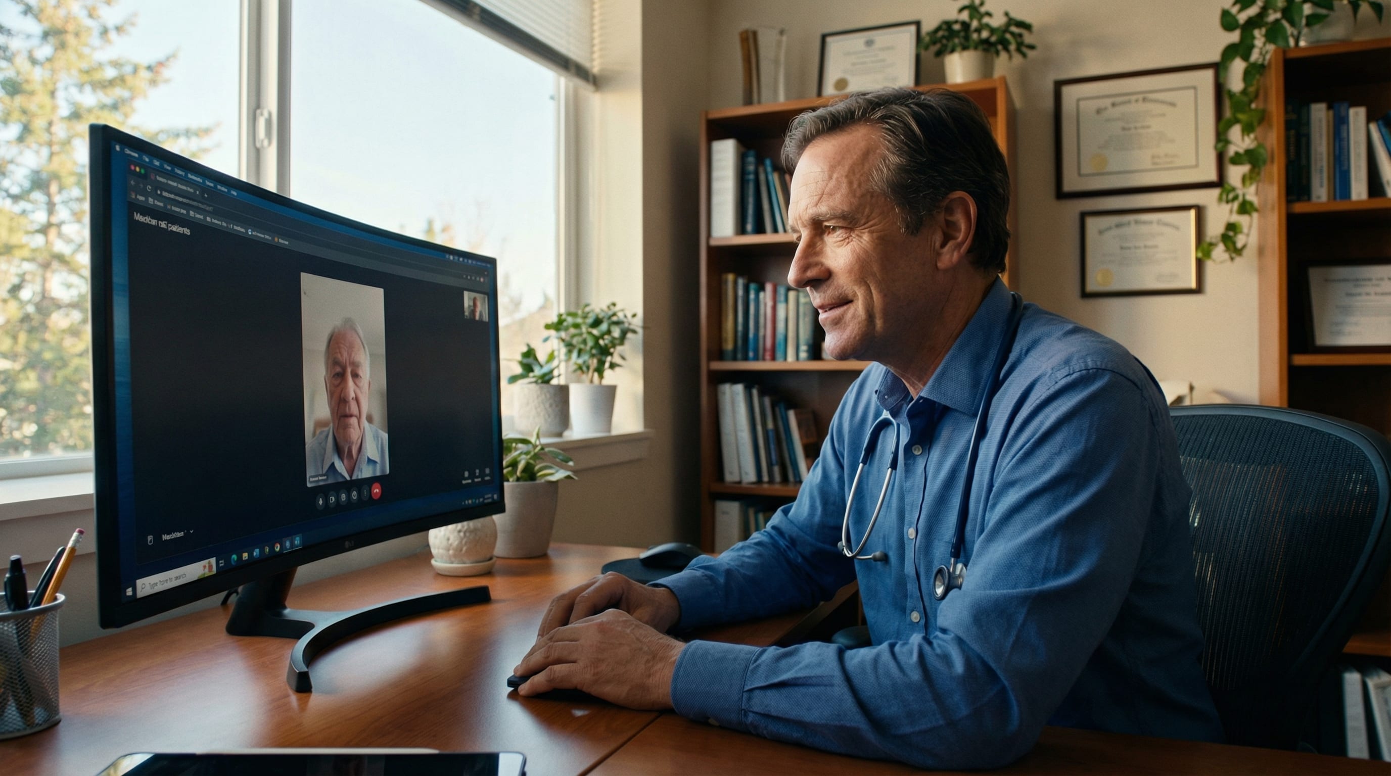 EHR Practice Management page: Care Without Boundaries. Connection Without Compromise.