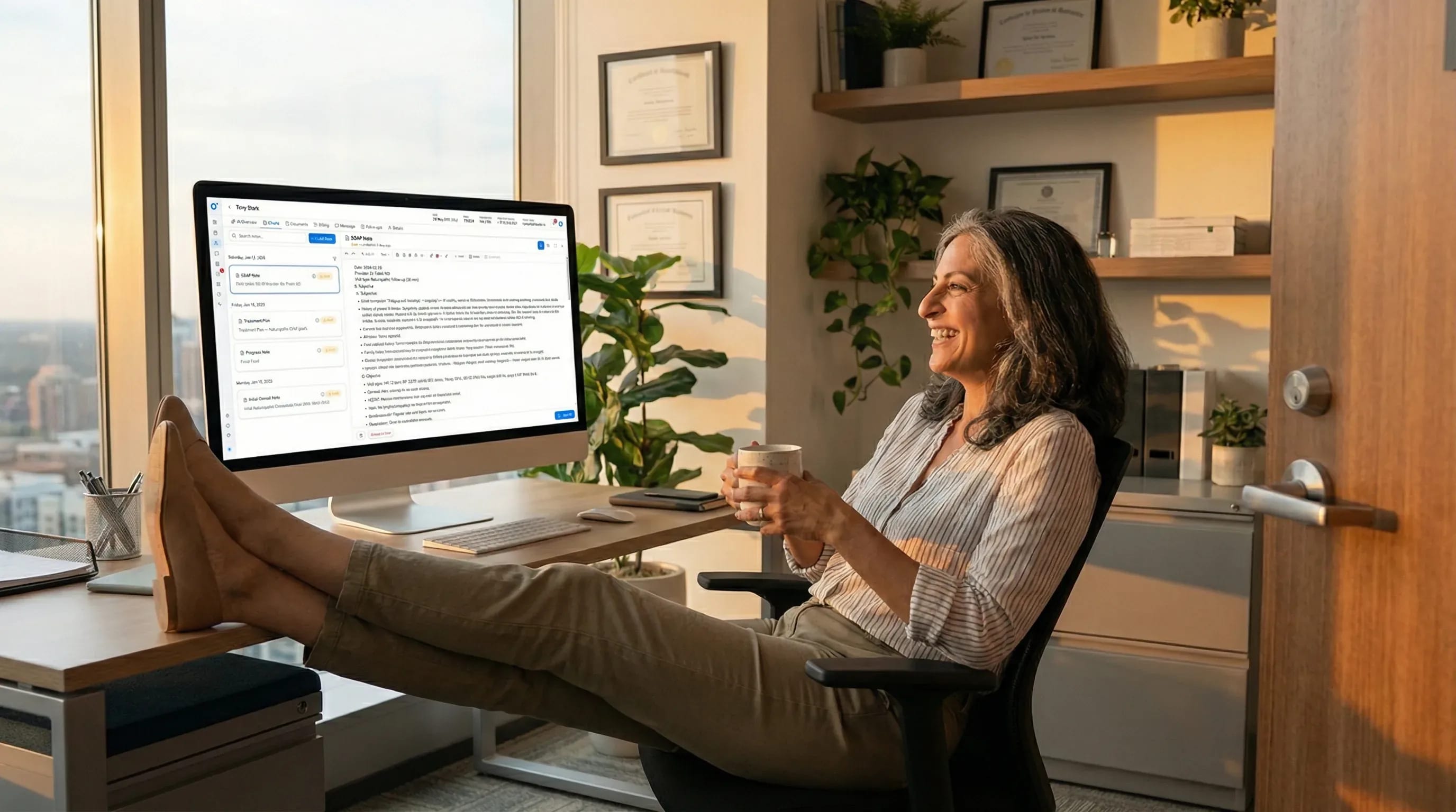 EHR Practice Management page: The All-in-One Practice Management System for Solo Practitioners